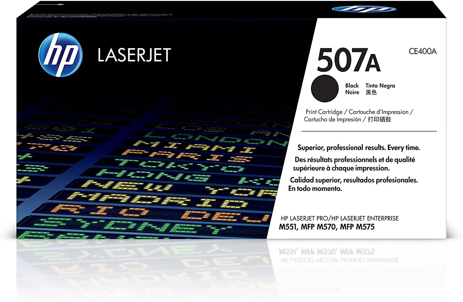 HP 507A 1 Set Original Toner Black CE400A Cyan CE401A Yellow CE402A Magenta CE403A For HP LaserJet Pro 500 color MFP M570dn, M551n, M551xh, MFP M575dn - eBuy UAE